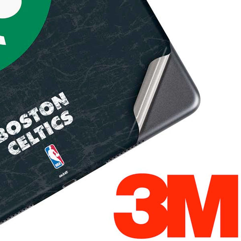 NBA Boston Celtics Black Secondary Logo iPad Skins